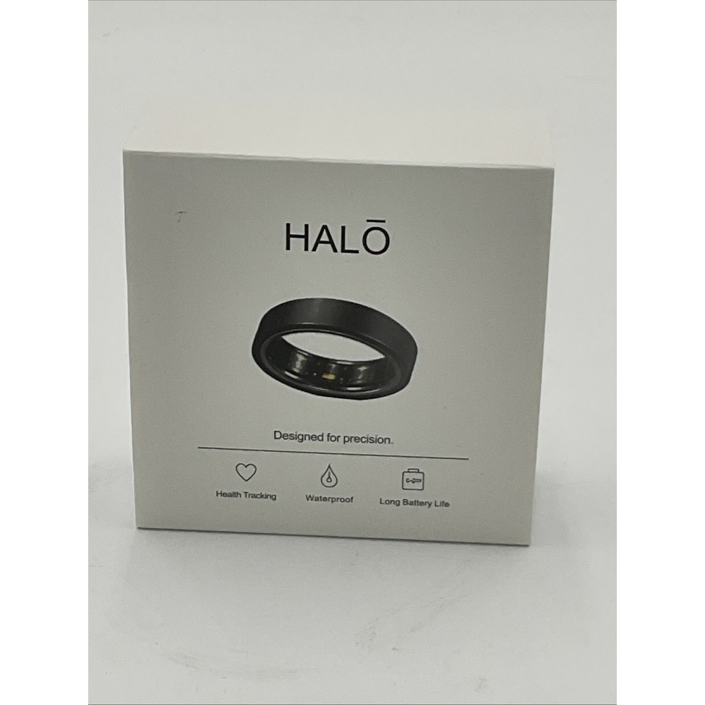 Halo Healthy Smart Ring Health And Fitness Tracker Women's Size 9 Silver New